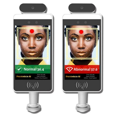 AX1 Body Temperature Scanning | Fully-Automated AI Fever Detection System Desktop Stand